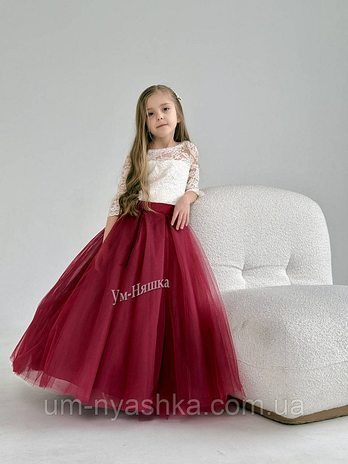 Длинное нарядное платье Мелиса на 6-7 лет Кривой Рог - изображение 2