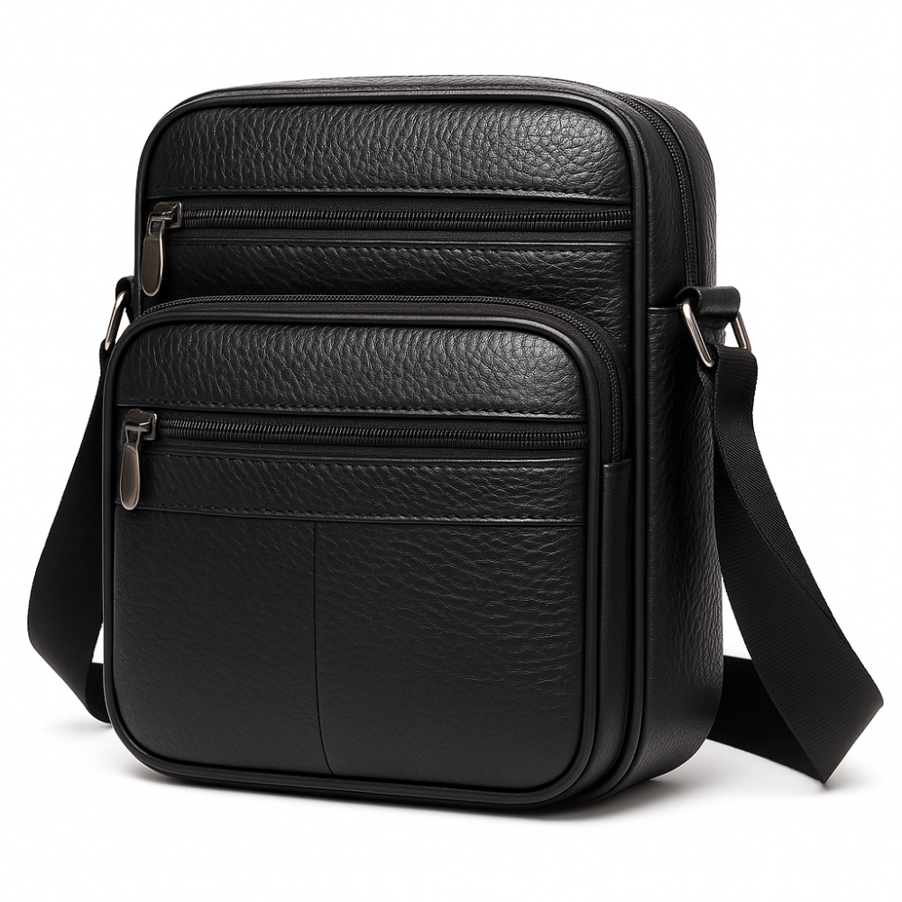 Поштова сумка для документів, Чоловіча універсальна сумка на кожен день, Шкіряний месенджер DY-28 Львів - фото 18