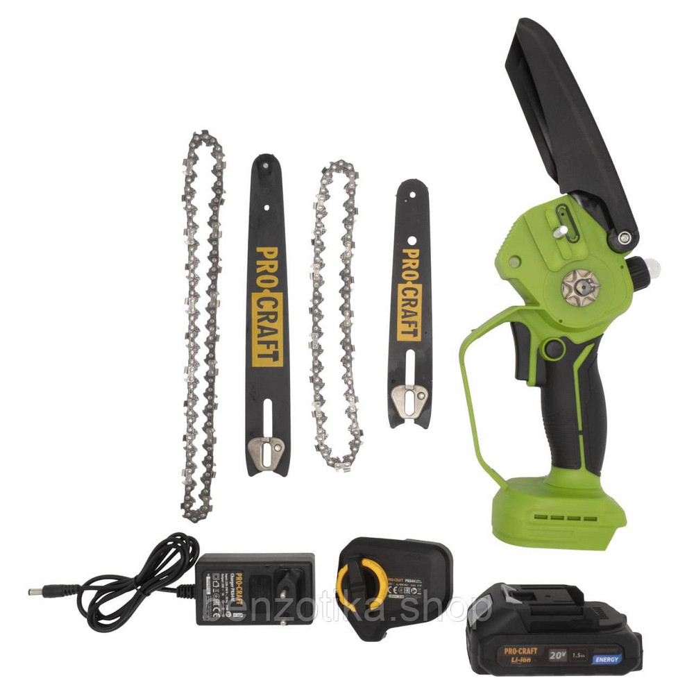 Акумуляторна міні пила Procraft PKA44 21V – компактна електропила з 1 АКБ для саду, дачі Київ - фото 10