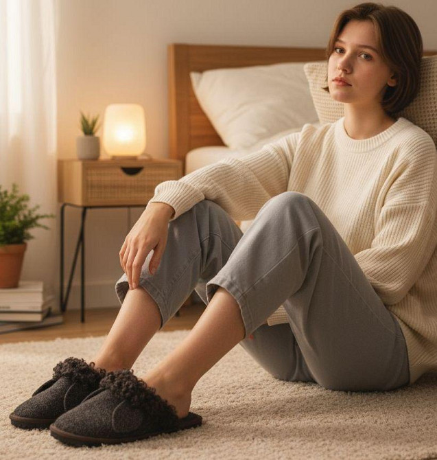 Тапочки женские домашние PaGo Горох розовый закрытый носок 37 Одесса - изображение 3