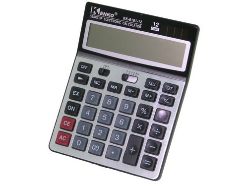 Многофункциональный настольный калькулятор DM-1200V с 12-разрядным дисплеем и функцией процентов, 220 г Одесса - изображение 1