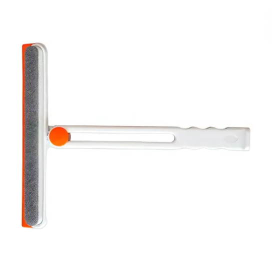 Household Скребок для миття скла складний з абразивною губкою та гумовим лезом для вікон дзерка Коломия