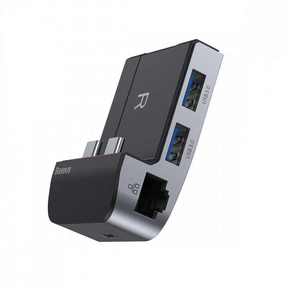 USB-Хаб Baseus Multifunctional Armor Age Type-C Bracket серый Львов - изображение 5