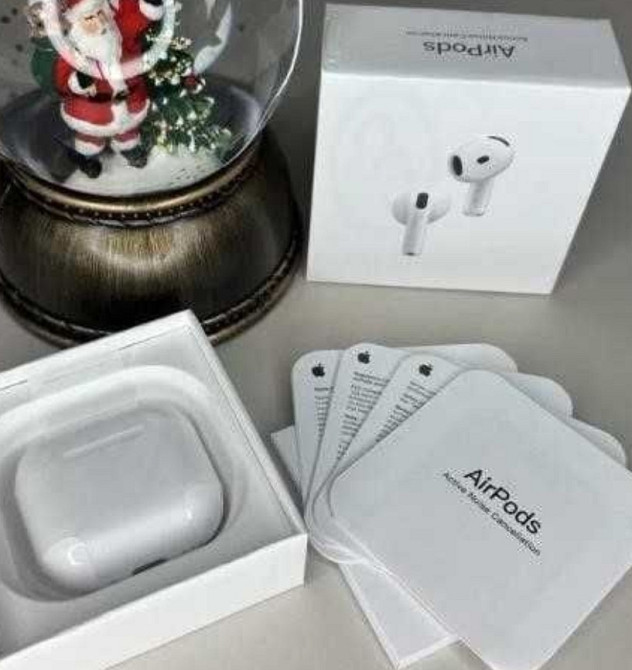 Навушники аірподс 4 1в1 Неперевершеної якості +чохол. Київ - фото 1