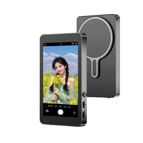 Додатковий екран Magnetic selfie screen RK-X40L камери смартфона Black Київ