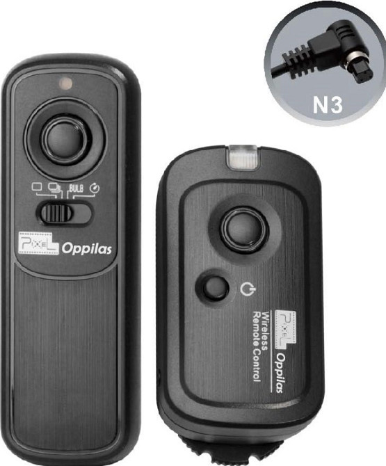 Цифровий безпровідний пульт дистанційного керування затвором Pixel Oppilas 2.4g N3 для камер Canon Луцьк - фото 1