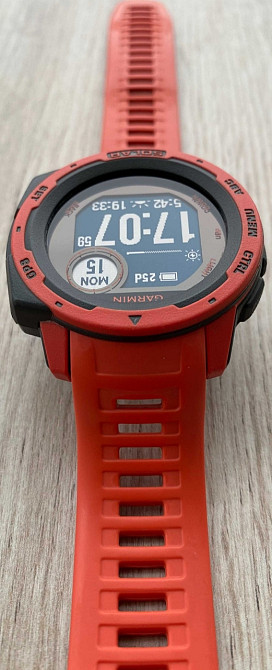 СМАРТ - Часы: Garmin Instinct Solar Flame Red. Киев - изображение 3