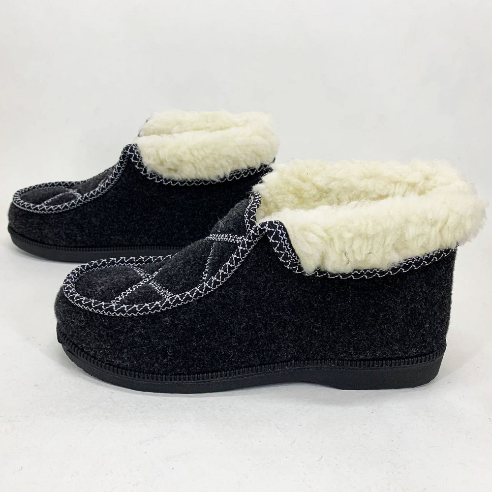 Галоши на меху, Суконные зимние бурки, Дутики женские болоновые, Женские дутики водонепроницаемые OM-31 Львов - изображение 18