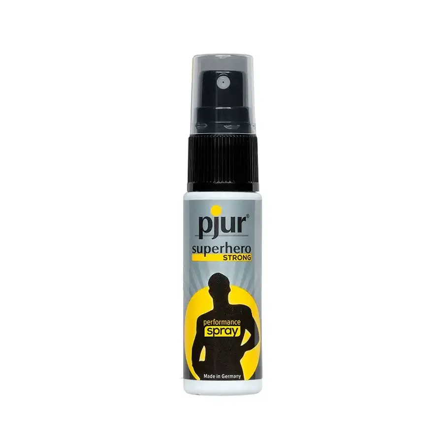 Пролонгувальний спрей pjur Superhero Strong Spray 20 ml, з екстрактом імбиру, всотується в шкіру Львів - фото 1