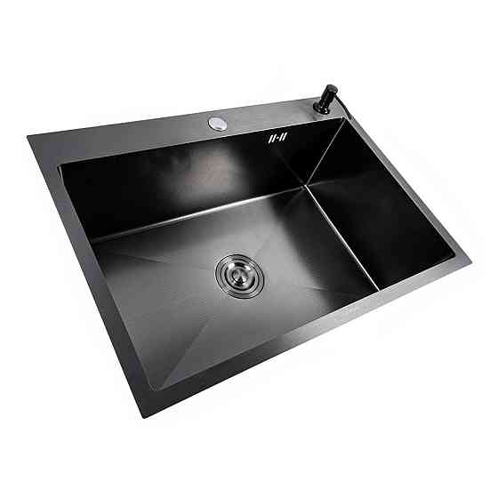 70*50 Мийка PVD чорна DECOR Valeso Handmade (3.0/0.8) Коломыя