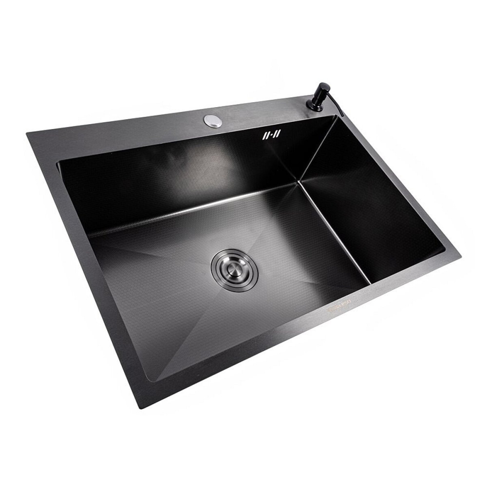 70*50 Мийка PVD чорна DECOR Valeso Handmade (3.0/0.8) Коломыя - изображение 2