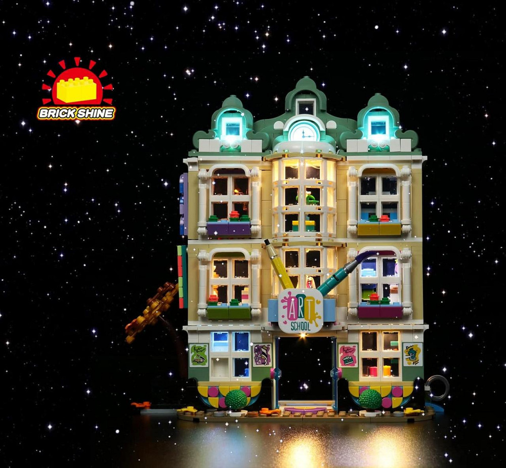 Набір LED-підсвітки Brick Shine для LEGO Friends Emma's Art School 41711, комплект освітлення (без конструктора) Київ - фото 13