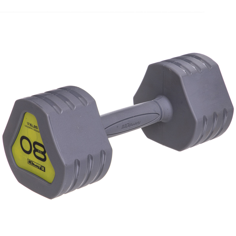 Гантель 8 кг покрытие TPU Zelart-2678-8 Гантели, гири, штанги и диски Киев - изображение 1