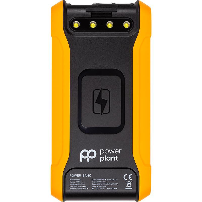 Універсальна мобільна батарея PowerPlant 20000 mAh, Wireless, Solar panel (PB930487) ( 29229 ) Харків - фото 2
