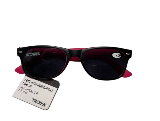 Сонцезахисні окуляри рожеві Troika +2.00 Dpt; Рівне
