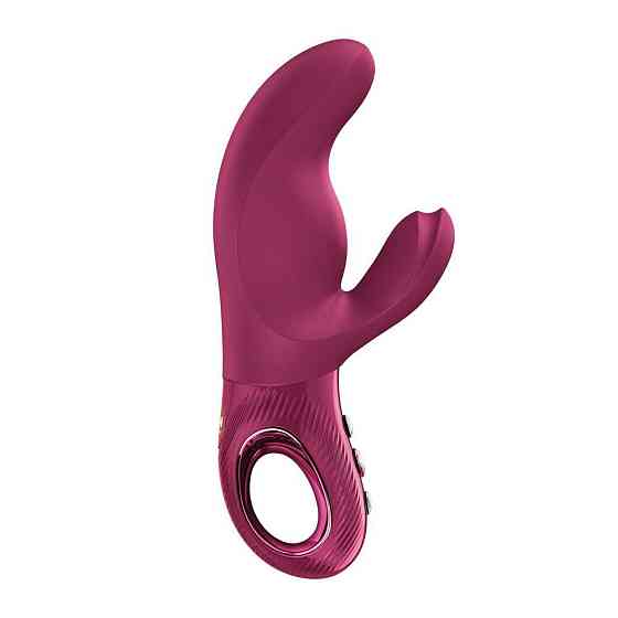 Вібратор-кролик Fun Factory MISS BI Wine Red, 2 незалежні мотори, діаметр 4,2 см Sex Aura Київ