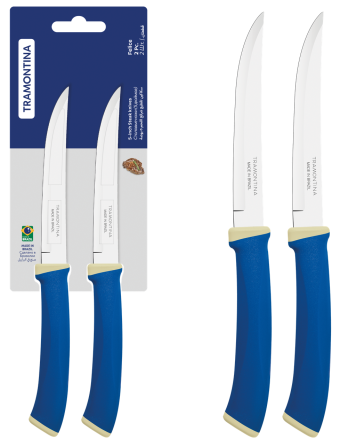 Набор ножей TRAMONTINA FELICE blue, 2 предмета (6852752) Киев