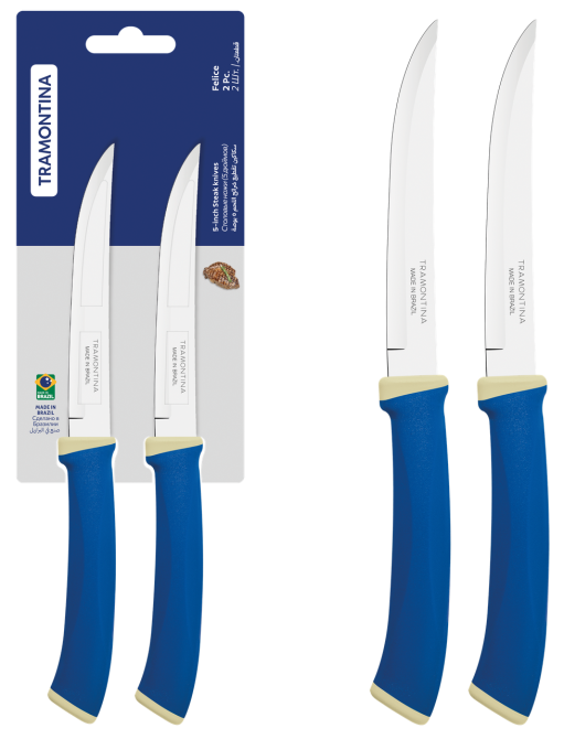 Набор ножей TRAMONTINA FELICE blue, 2 предмета (6852752) Киев - изображение 2