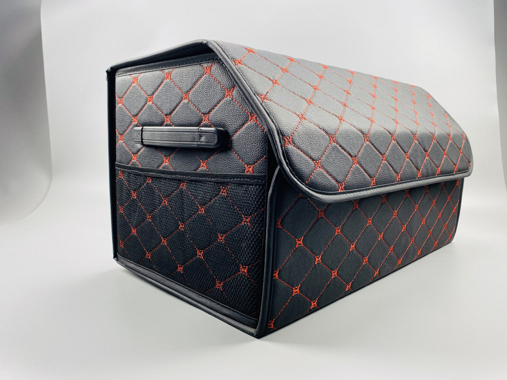 Автомобільний органайзер для зберігання сумка багажник, Органайзер для авто екошкіра преміум складаний Мукачево - фото 1