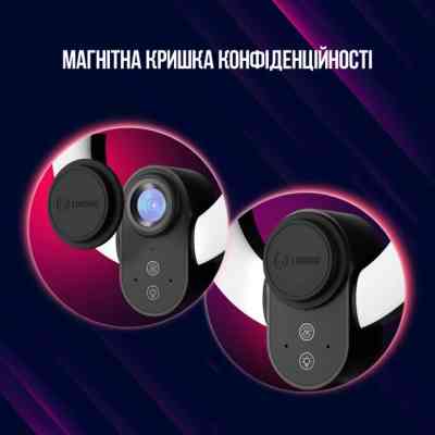 Веб-камера Lorgar Circulus 910 Streaming 5MP 1944 Auto Focus Stereo (LRG-SC910) Винница