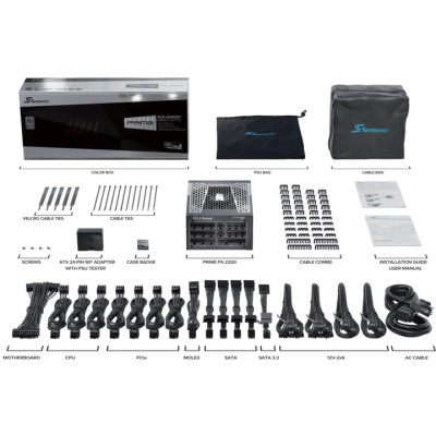 Блок живлення Seasonic 2200W (PRIME PX 2200-ATX31) Вінниця - фото 8