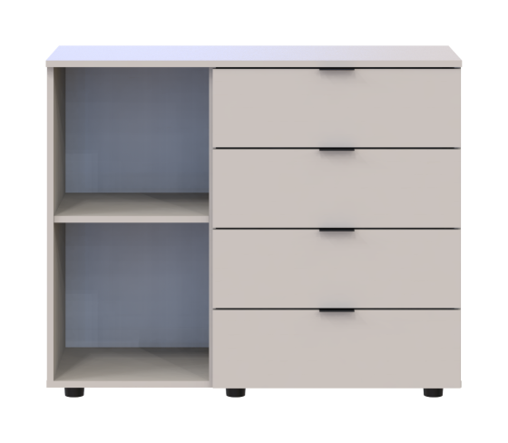 Комод у вітальню Doros Гелар GС1 100х40х81,2 см Кашемір (DRS-011290) Львів