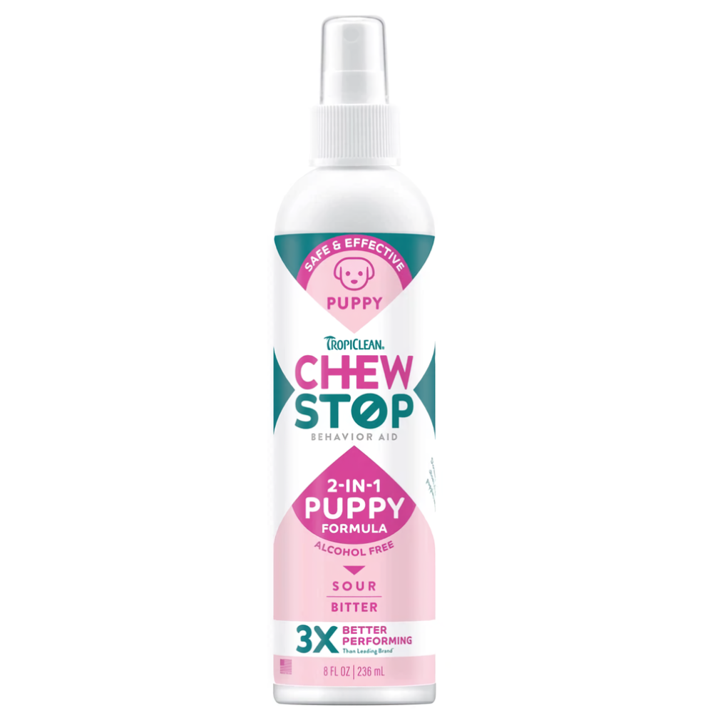 Спрей от погрызов TropiClean Chew Stop 2 в 1 для щенков, 236 мл Винница - изображение 1