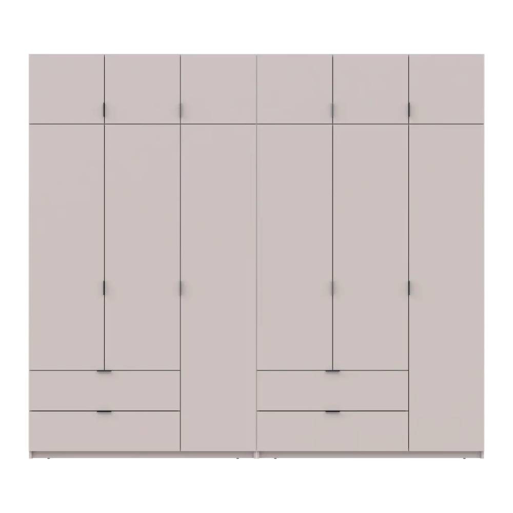 Шафа для одягу Doros Лукас Кашемір 3+3 ДСП 270х50х240 DRS-011715 (42005116) Львів - фото 4