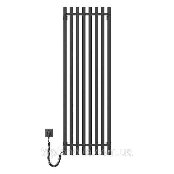 Сушарка для рушників електрична Navin Levante 450х1400 Sensor ліва, чорний муар Чернівці