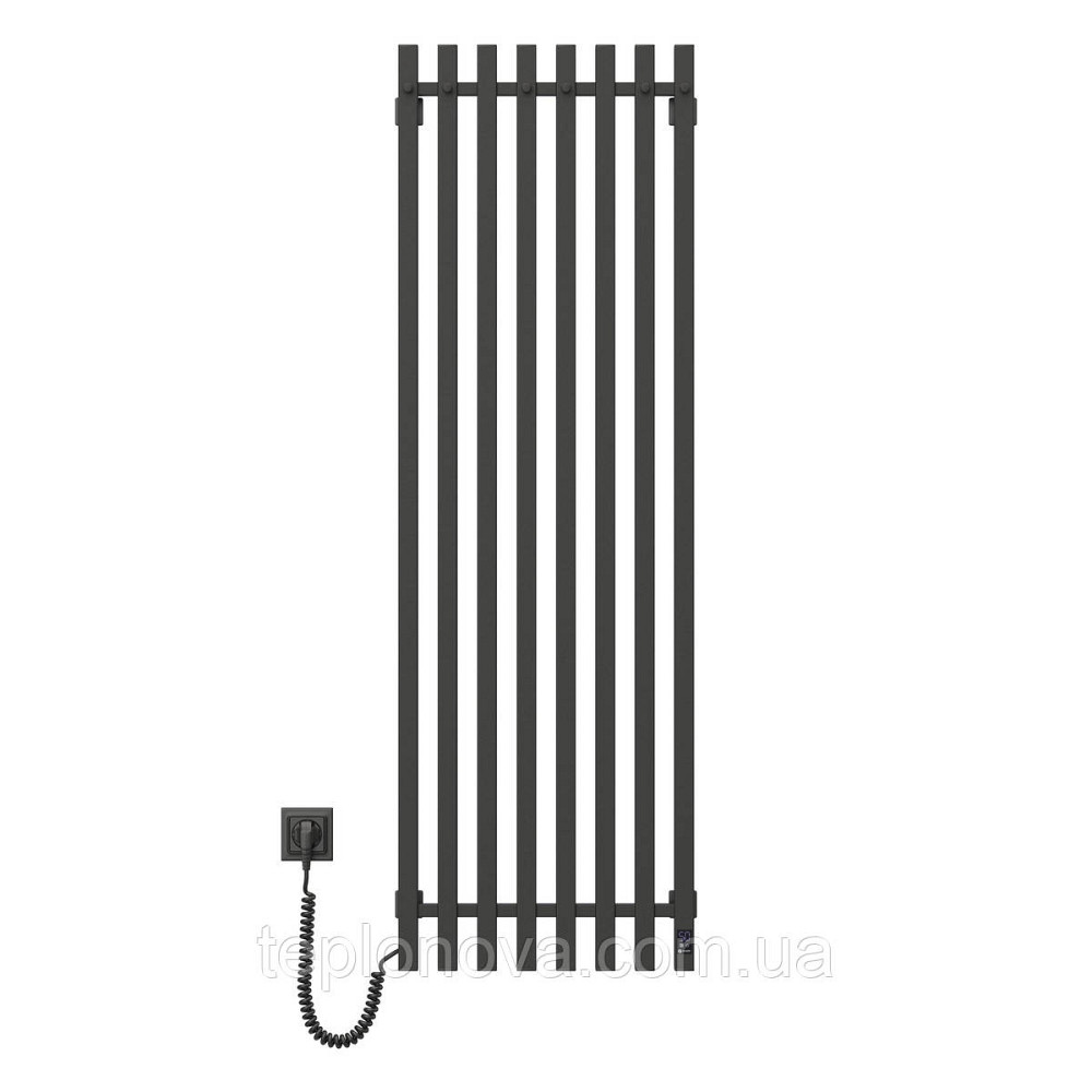 Сушарка для рушників електрична Navin Levante 450х1400 Sensor ліва, чорний муар Чернівці - фото 2