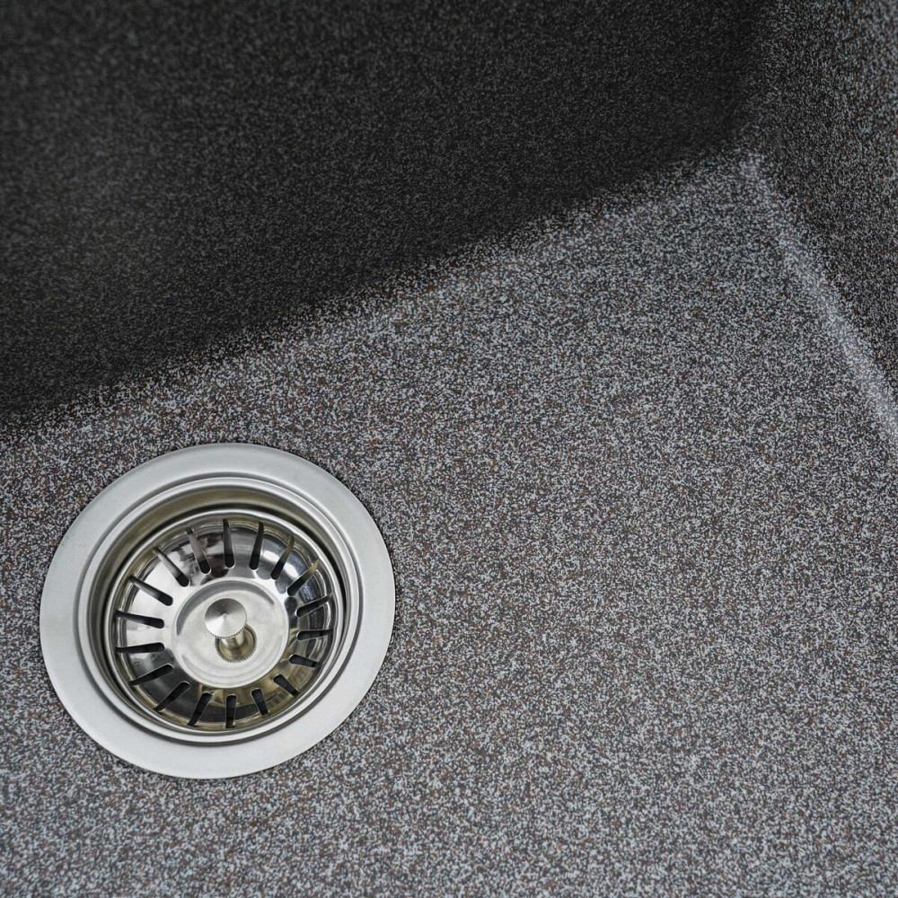 Гранітна мийка для кухні VALESO OASIS 5444 матова Мікс Коломыя - изображение 2