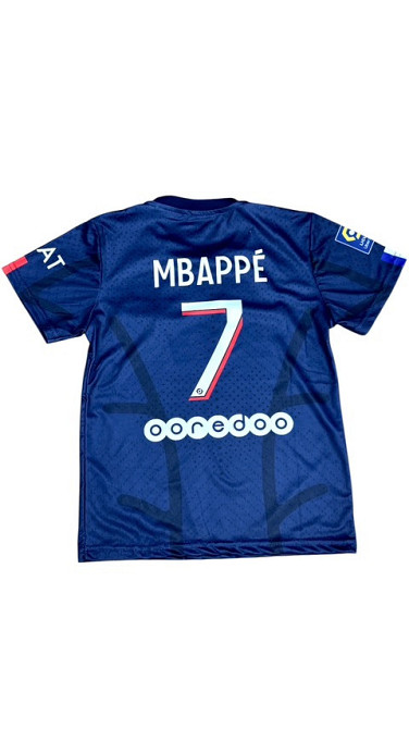 Футбольна форма NIKE PSG MBAPE Вишневе - фото 3