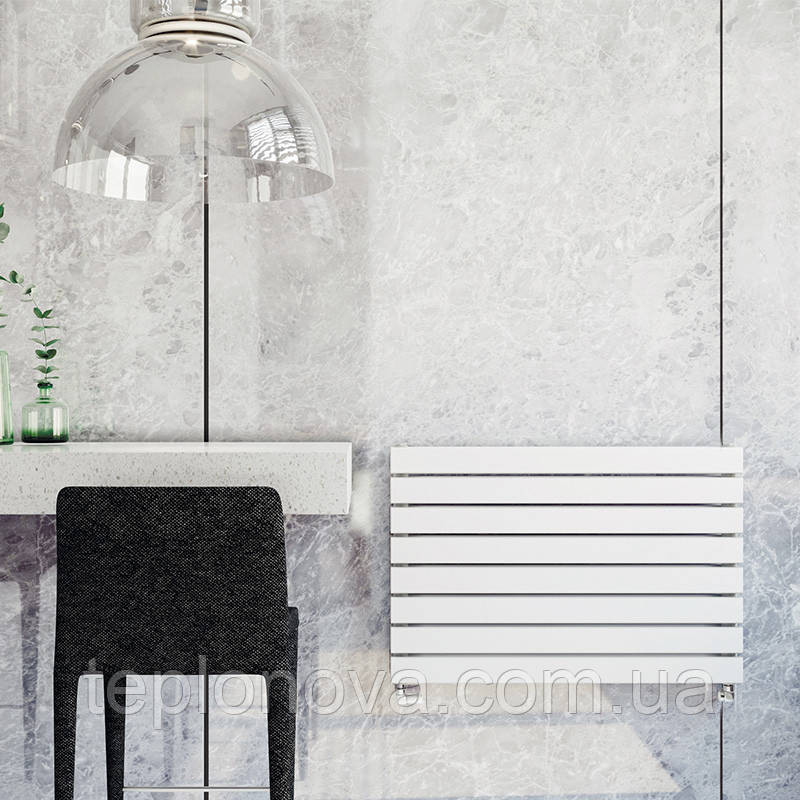 Дизайнерський радіатор 544/800 (мм) білий мат IDEALE VITTORIA H 12 8/544/800 Чернівці - фото 3