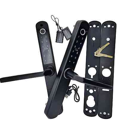 PES Dual чорний дверний розумний замок Київ