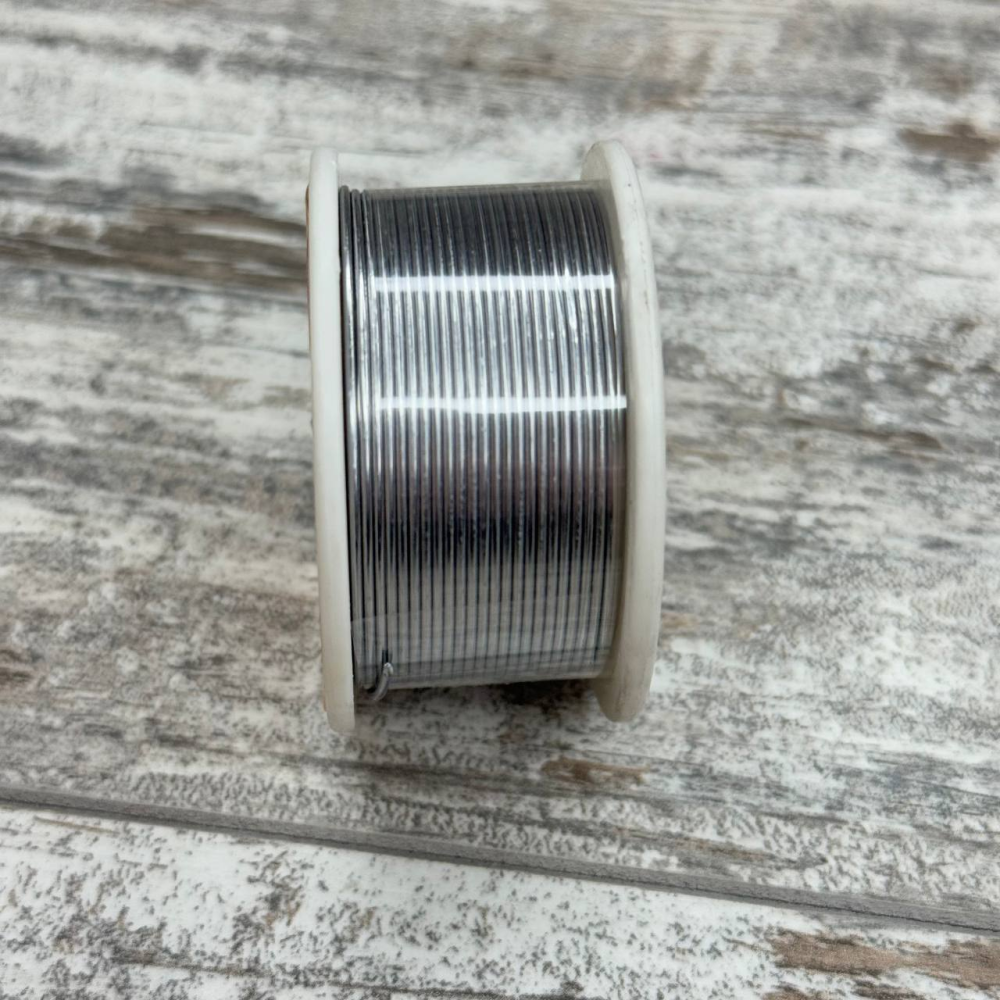 Припой ПОС 63 с флюсом 1мм, катушка 100г, JINHU, для пайки электроники Киев - изображение 1