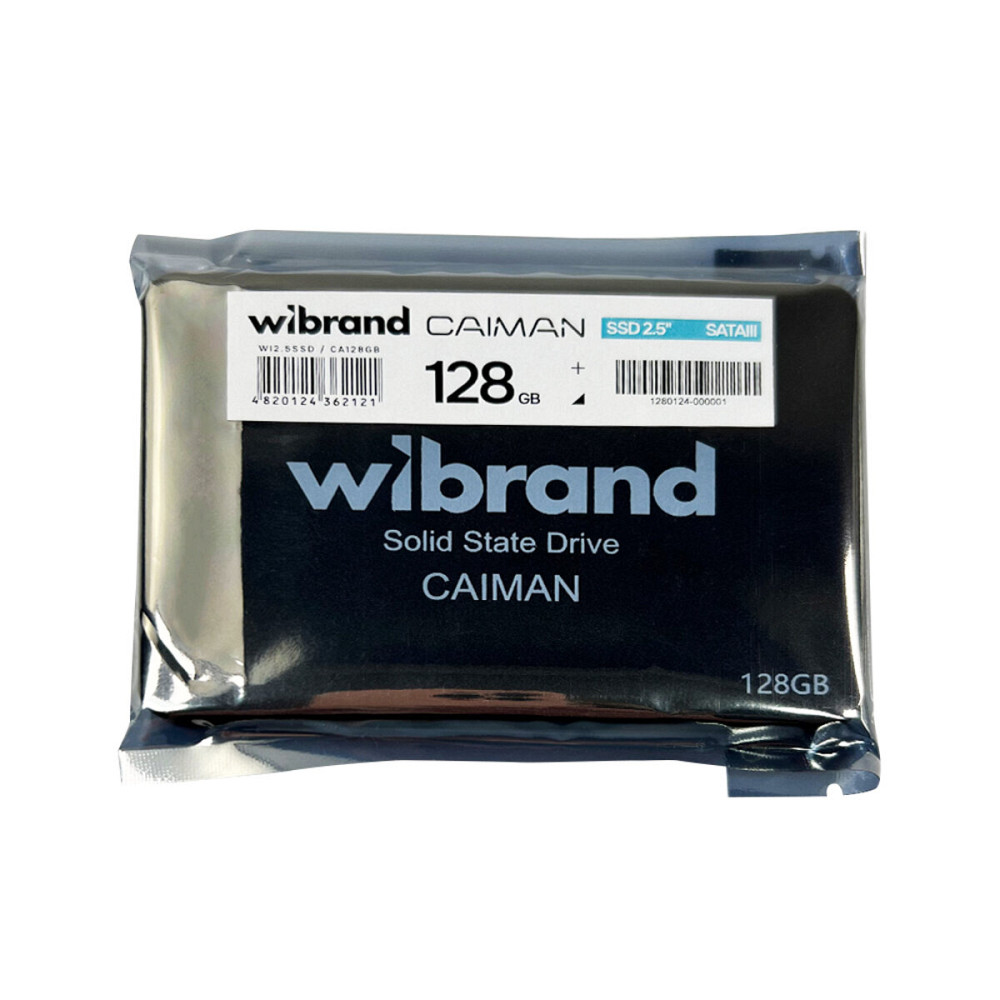 SSD Wibrand Caiman 128GB 2.5" 7mm SATAIII Bulk (WI2.5SSD/CA128GB) Київ - фото 3