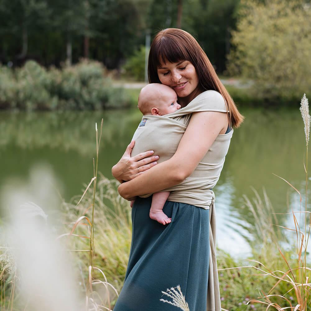 Трикотажный слинг-шарф Love & Carry - Печенье Киев - изображение 1