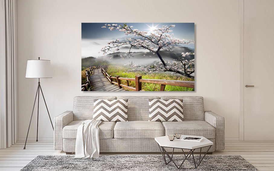 Картина холст в гостиную / спальню  Природа гір      MLP_235 40x80 см Киев - изображение 2