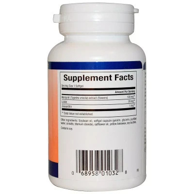 Антиоксидант Natural Factors Лютеин 20 мг, Lutein, 60 желатиновых капсул (NFS-01032) Винница - изображение 2