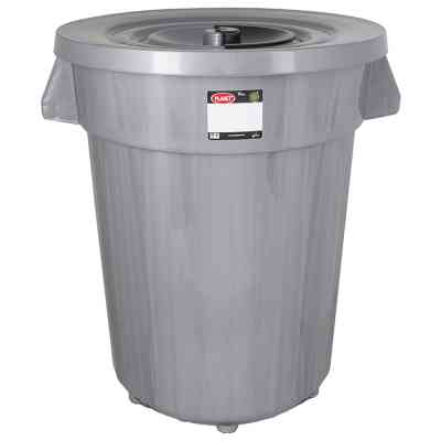 Контейнер для сміття Planet Household №6 з кришкою сірий металік 120 л (6831) Вінниця