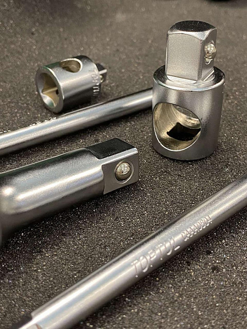 Універсальний набір інструменту 1/4", 3/8", 1/2" 144ед. TOPTUL GCAI144R Одеса - фото 9