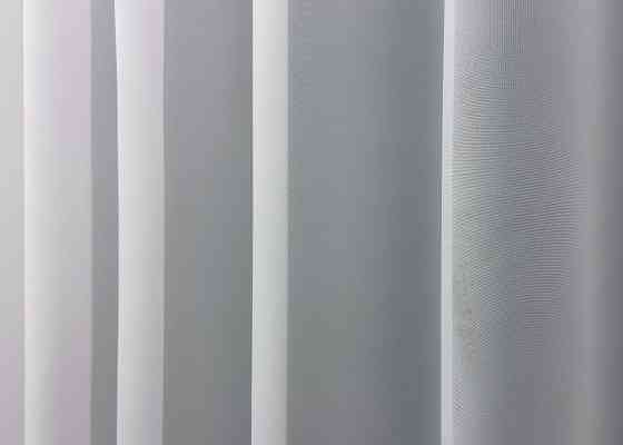 Тюль VR-Textil Вуаль 1547т Шифон однотонный Белый 500х270 см (43-210) Киев