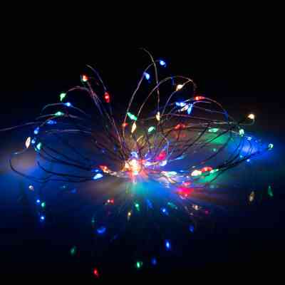 Гирлянда YES! Fun Нить на медной проволоке 50 LED Разноцветная 5 м Статическая USB (975039) Винница