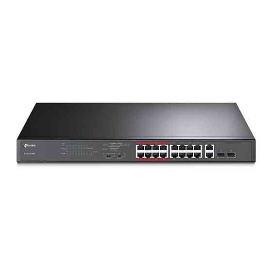 Комутатор TP-Link TL-SL1218MP (16xFE PoE+, 2xGE/SFP Combo, max PoE 192W) ( 19540 ) Харків