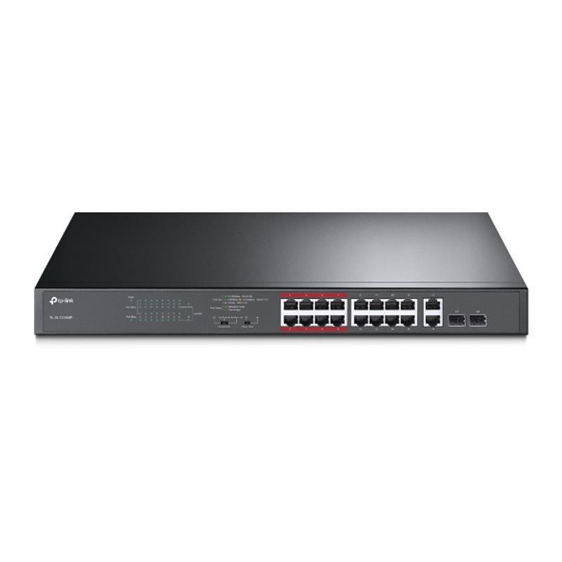 Комутатор TP-Link TL-SL1218MP (16xFE PoE+, 2xGE/SFP Combo, max PoE 192W) ( 19540 ) Харків - фото 1