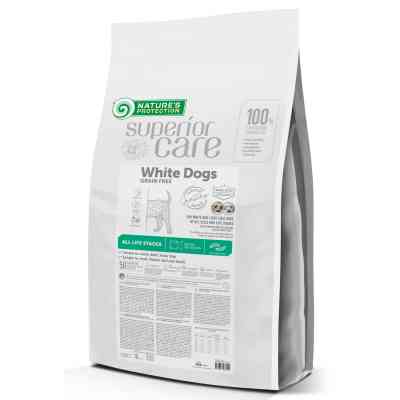 Сухий корм для собак Nature&apos;s Protection Superior Care White Dogs Grain Free Insect All Sizes and Life Stages 10 кг (NPSC47601) Вінниця