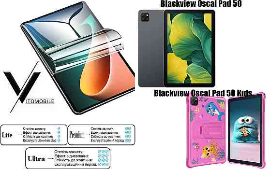 Полиуретановая пленка HyperClear Guard для Blackview Oscal Pad 50, Pad 50 Kids Киев