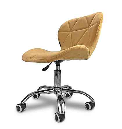 Крісло офісне комп'ютерне Just Sit RIVELLO Velvet велюр для комп'ютера, офісу Б2905 Жовтий Київ