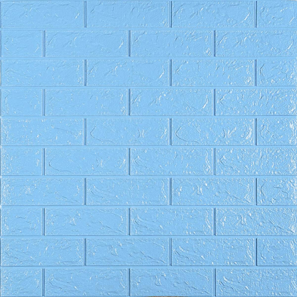 3D панель самоклеющаяся 700x770x5мм кирпич Голубой (005-5) SW-00000297 Киев - изображение 1