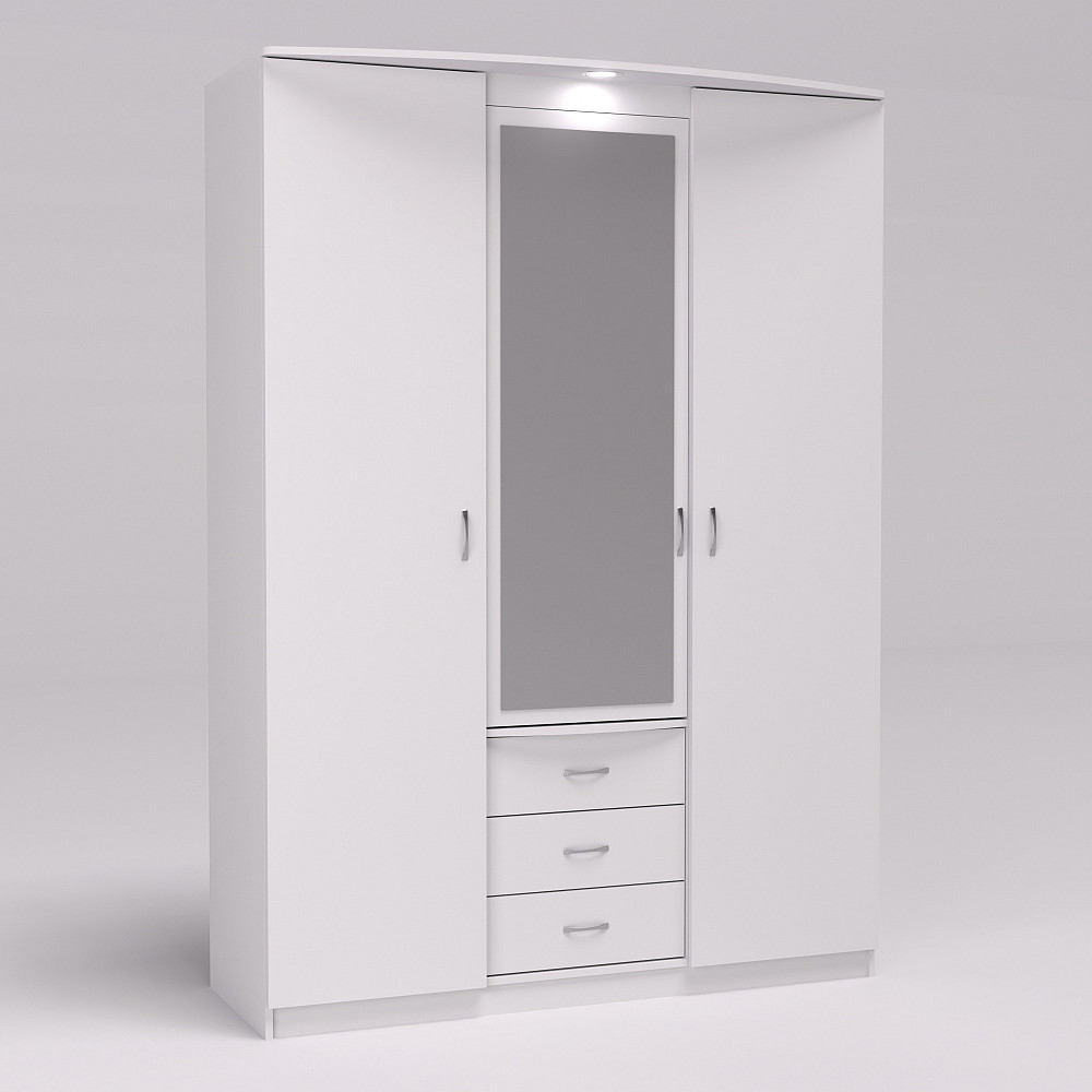 Шкаф Диана, Белый, 1500х650х2100 Львов - изображение 1